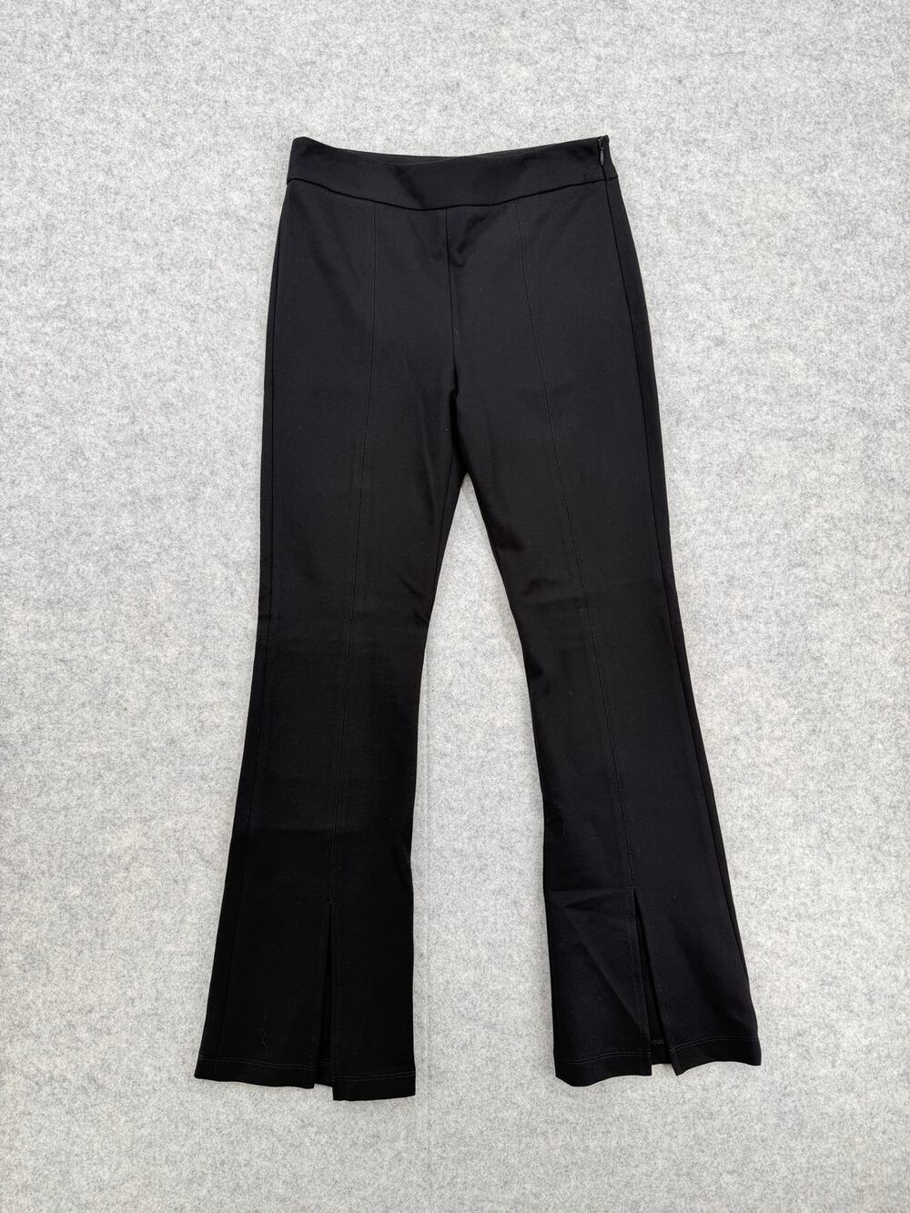 TWP Sexy Back Split Black Flared Pant Women's Size 2